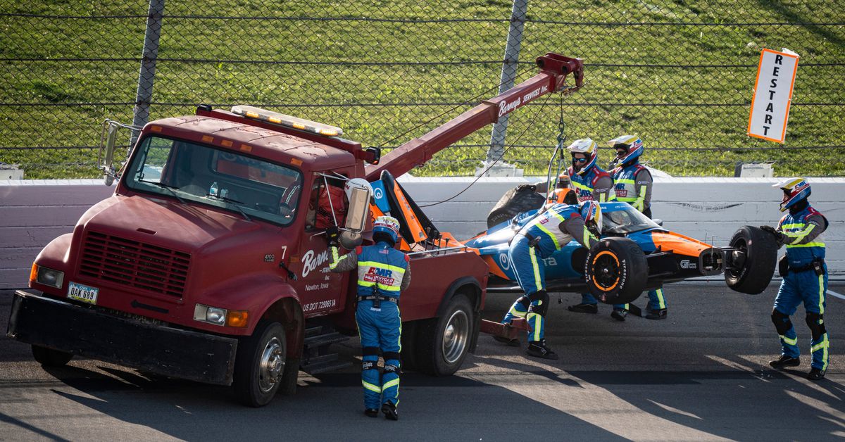 The reason for Nolan Siegel not participating in the second Iowa IndyCar race