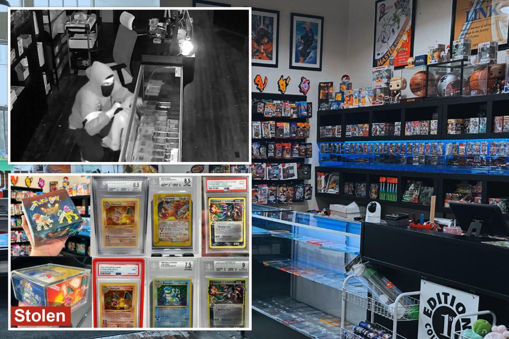 Thief steals $100,000 in rare Pokemon cards during burglary
