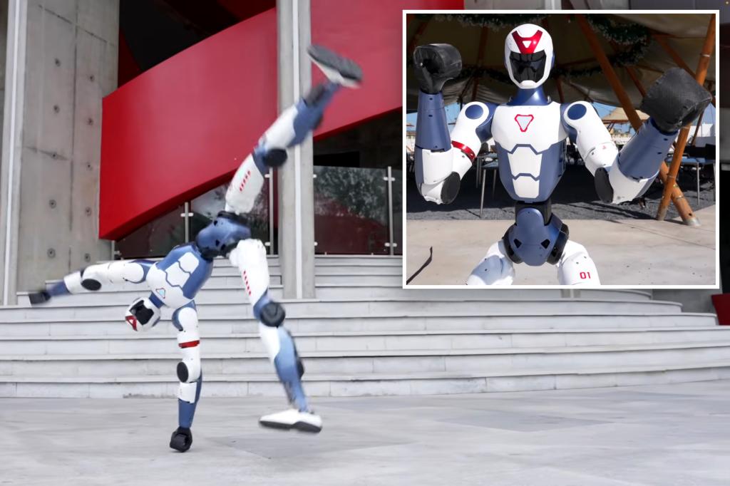 This humanoid robot is capable of running, performing cartwheels, and fighting, and it is priced at only $6,000.