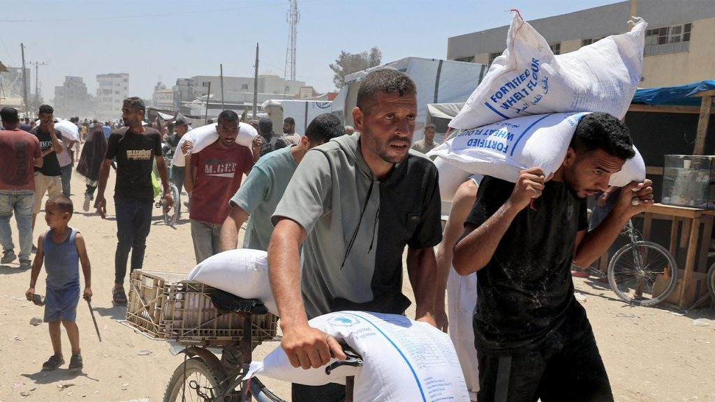 Thousands of aid pallets for Gaza remain unallocated as organizations highlight the crisis