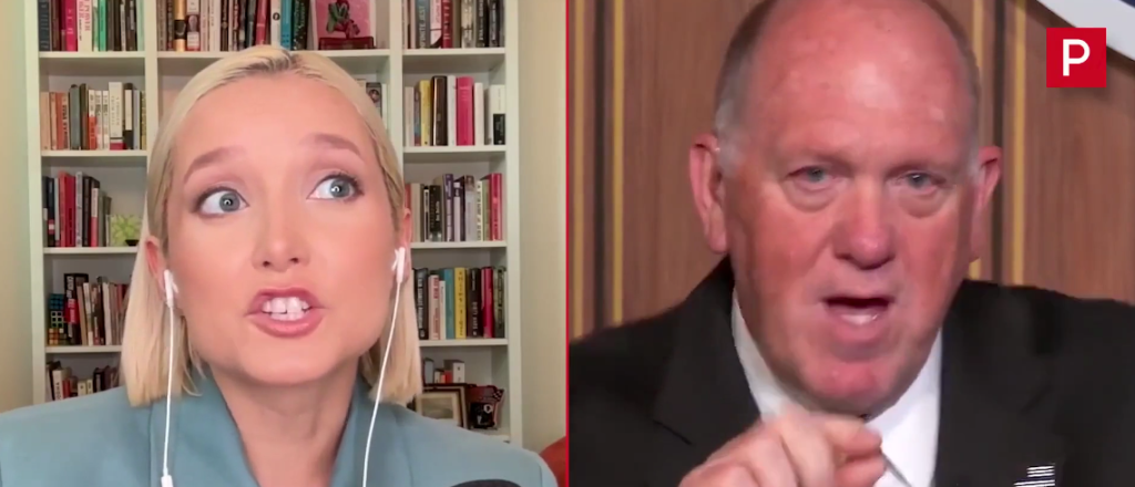 Tom Homan Confronts Reporter Questioning the Necessity of Masks for ICE