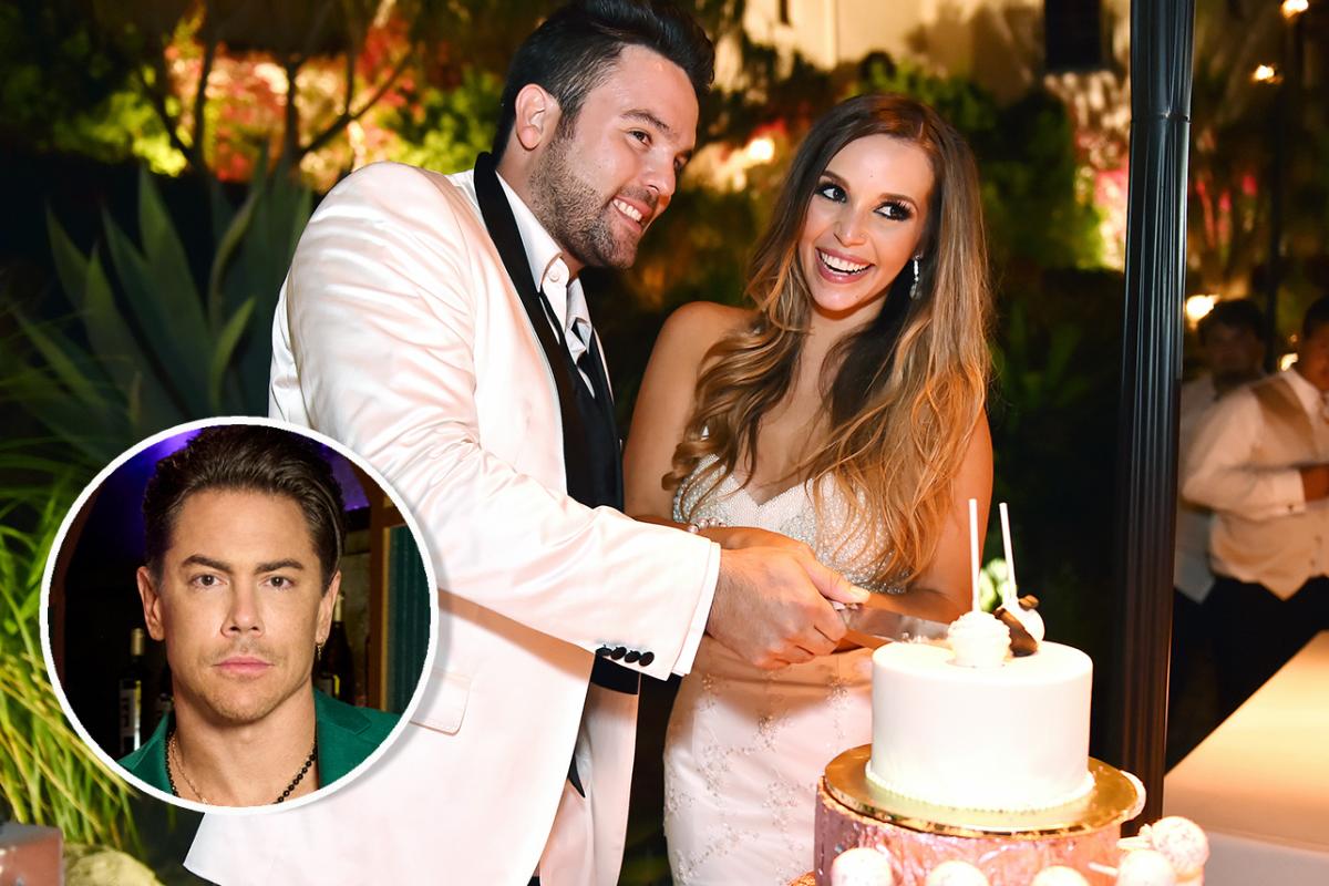 Tom Sandoval allegedly provided ecstasy to Scheana Shay’s ex-husband on their wedding day, according to Shay: “His eyes were totally glazed over.”