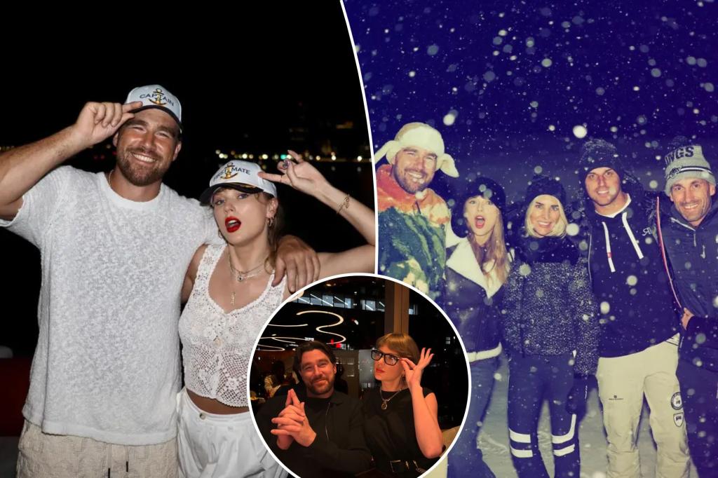 Travis Kelce posts pictures of his experiences with Taylor Swift
