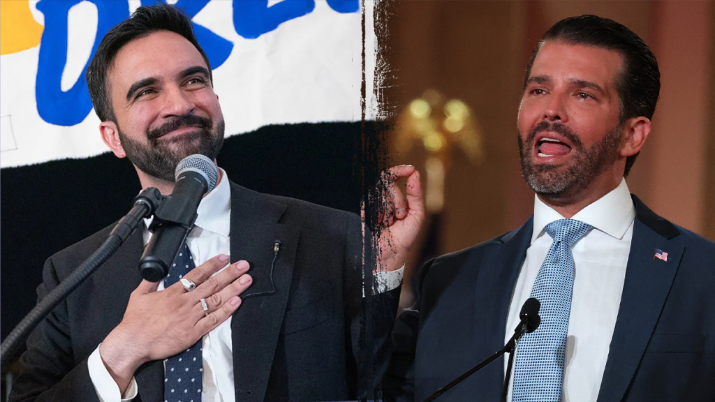 Trump Jr. cautions that socialist candidate Mamdani could lead to people leaving Florida.