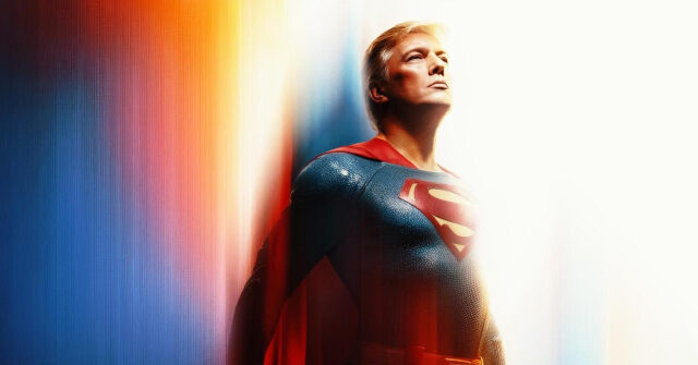 Trump Superman Memes Gain Popularity on Social Media