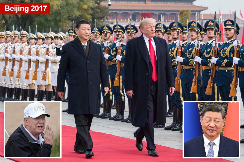 Trump acknowledges a potential trip to China, but claims he is 'not looking for' a meeting with Xi.