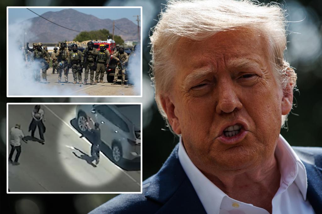 Trump allows ICE to arrest protesters who confront agents following California marijuana farm raid