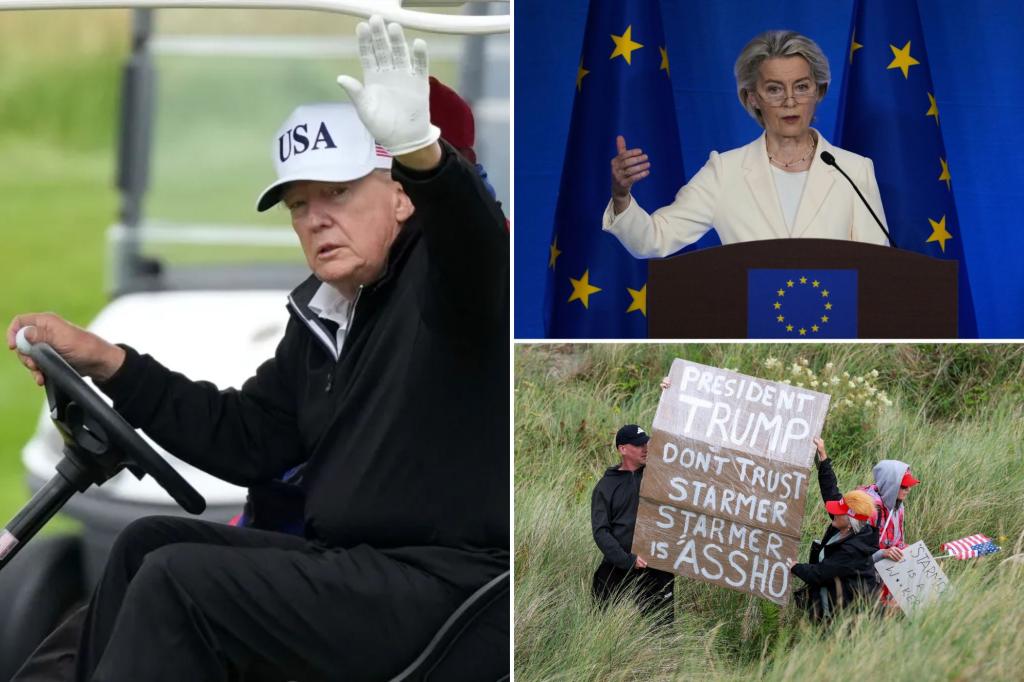 Trump and Ursula von der Leyen to meet in Scotland for crucial trade discussions as tariff deadline approaches