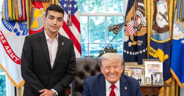 Trump and the First Lady Greet Released Hostage Edan Alexander at the White House