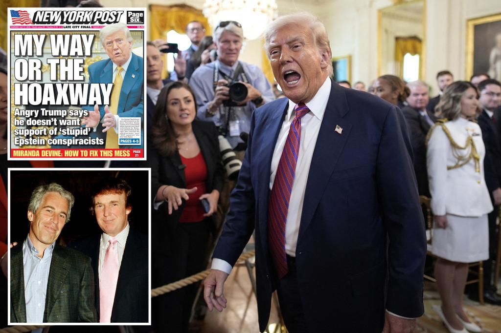 Trump boasts about record approval ratings from his supporters, even with the Epstein controversy.