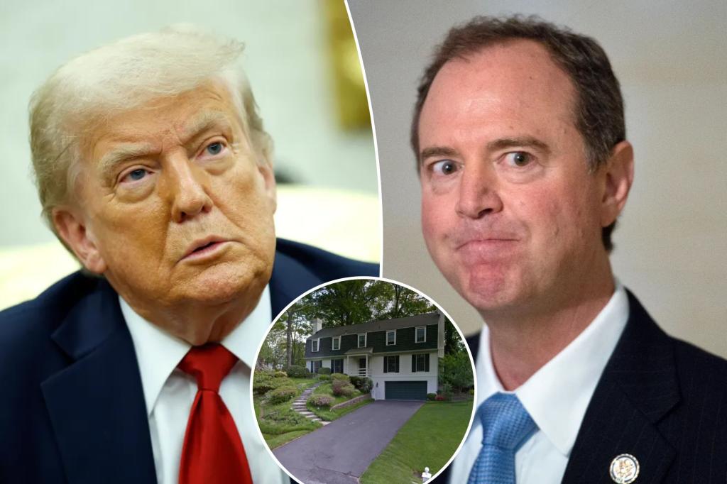 Trump claims Sen. Adam Schiff should face consequences for mortgage fraud following a DOJ criminal referral.