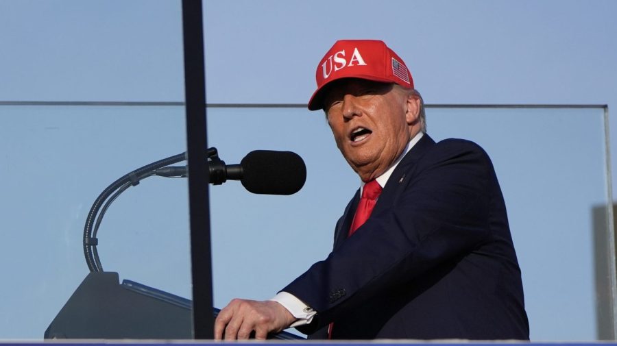 Trump claims he didn't know the term used at the rally was seen as antisemitic.