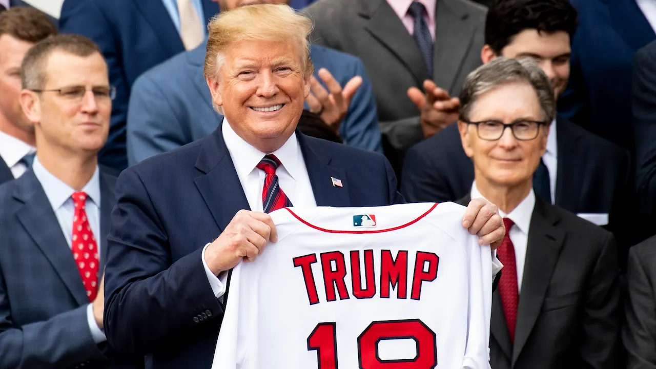 Trump highlights the Boston Red Sox's winning streak after his recent visit to the White House.