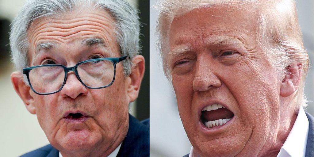 Trump persists in criticizing the Fed chair following the inflation report; Powell requests an independent investigation into renovation claims.