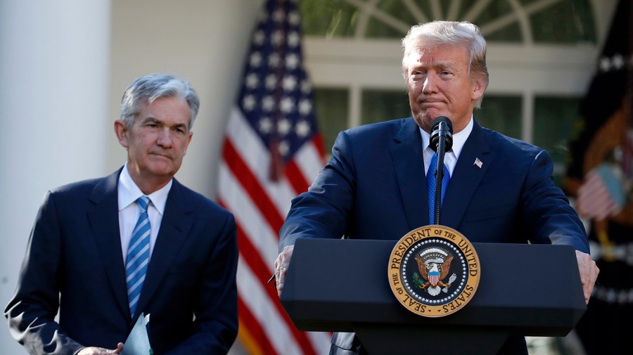 Trump pulls back on threats toward Powell — for the moment