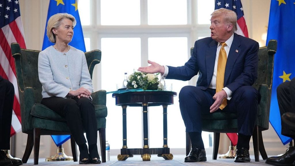 Trump reveals trade agreement with the European Union