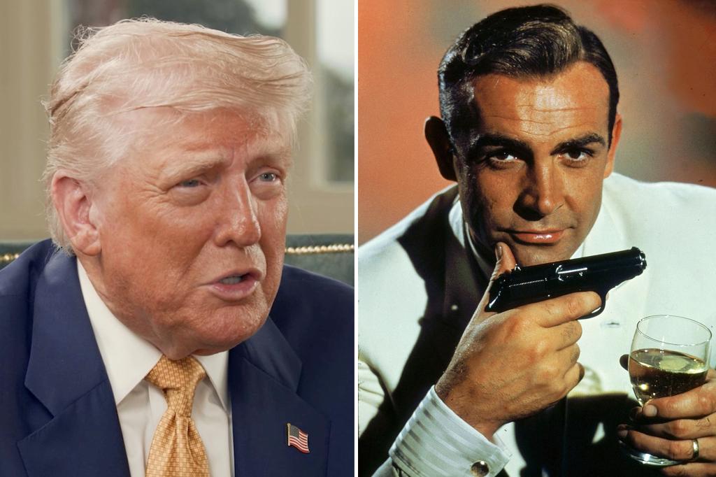 Trump showcases his Sean Connery impression while discussing his Scottish roots on 'Pod Force One'