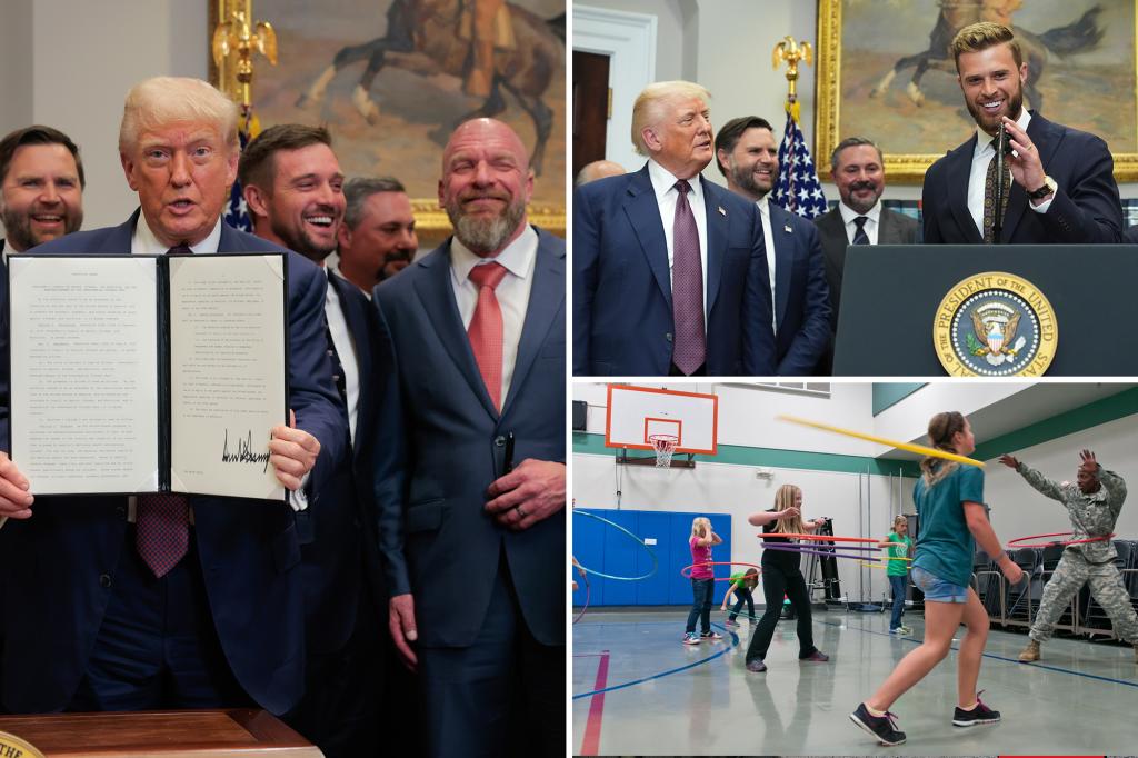 Trump signs executive order to bring back the Presidential Fitness Test: ‘MAKE AMERICA FIT AGAIN’