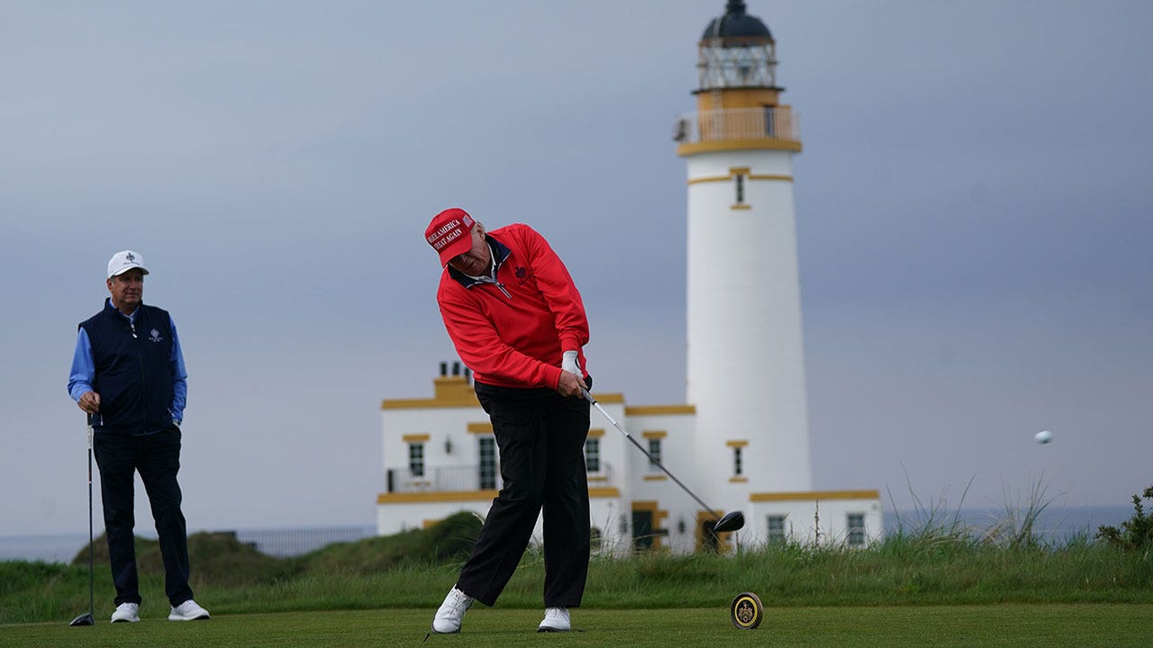 Trump travels to Scotland golf resorts as he promotes US-UK trade agreement