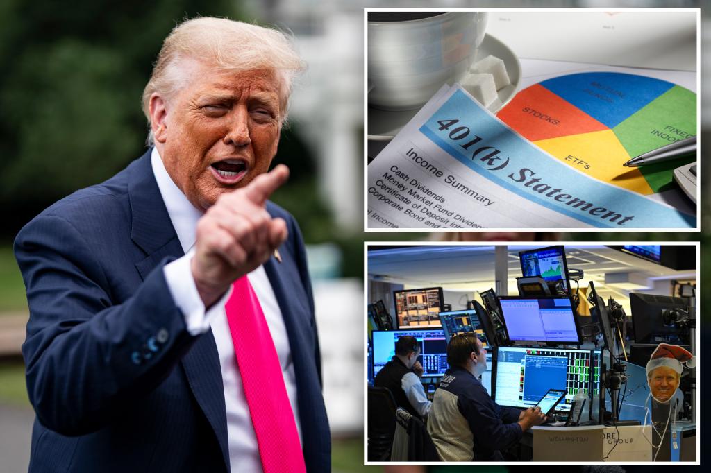 Trump will permit 401(k)s to invest in private equity, according to a report.