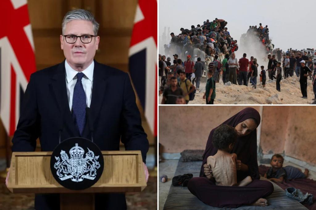 UK will acknowledge Palestinian state if Israel accepts a cease-fire and permits UN assistance in Gaza, according to the Prime Minister.