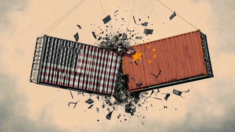 US-China trade discussions have ended and will continue on Tuesday.