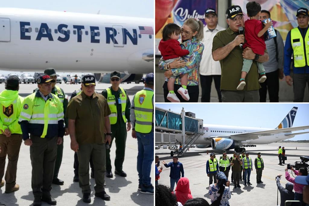 Venezuela frees imprisoned Americans in agreement that also releases migrants sent to El Salvador by the US.