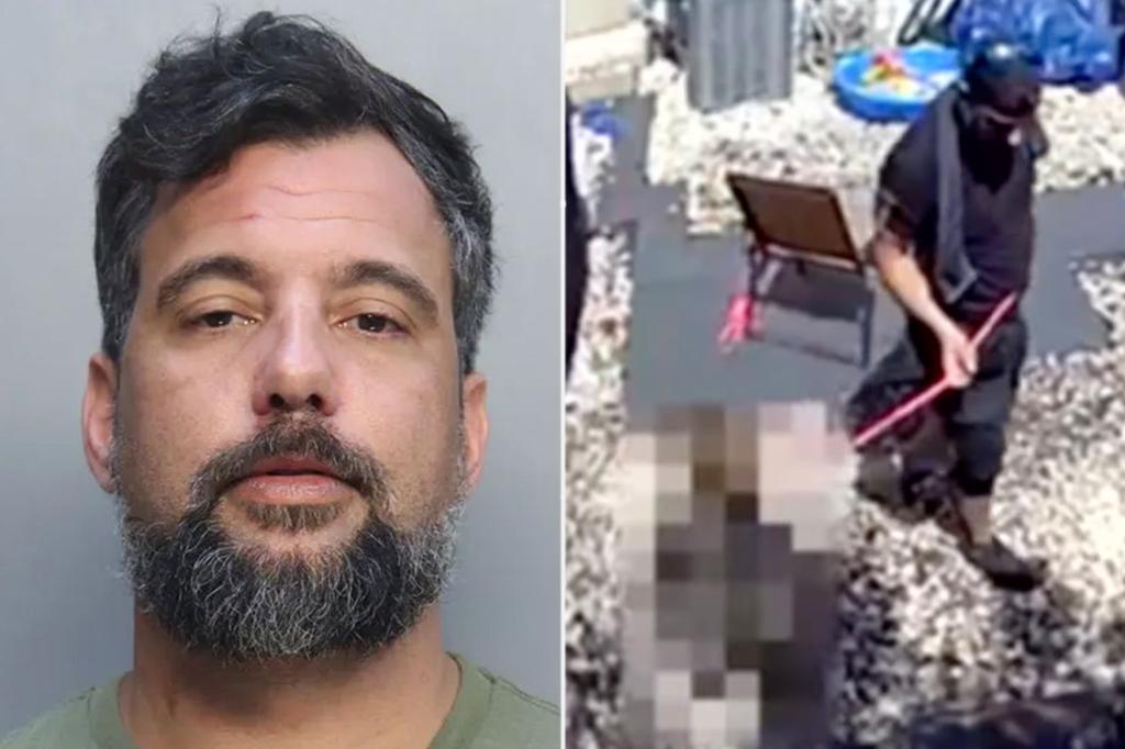 Veteran aggressively pulls and kicks 6-year-old stepson with dog leash, upsetting video reveals