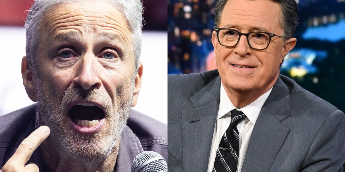 Video: Jon Stewart's angry response to Colbert's cancellation is being criticized online