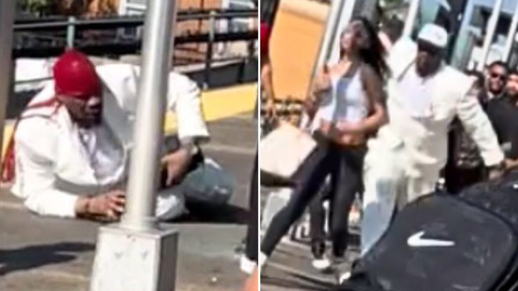 Video captures crowd attacking man who rushed at woman in Brooklyn station