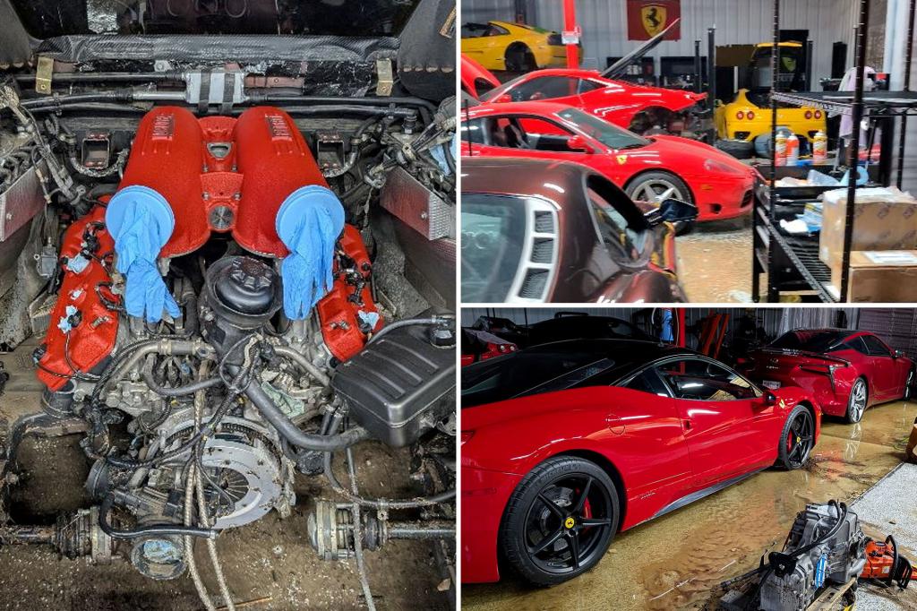 Video reveals Texas floods resulted in $1.5M damage to high-end vehicles at a car dealership