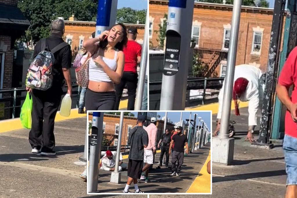 Vigilantes in NYC take action against man who assaulted woman on subway platform: video