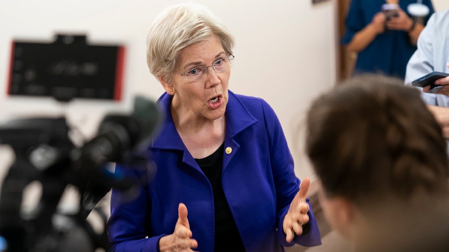 Warren: Colbert 'may have been canceled in order to curry favor' with Trump