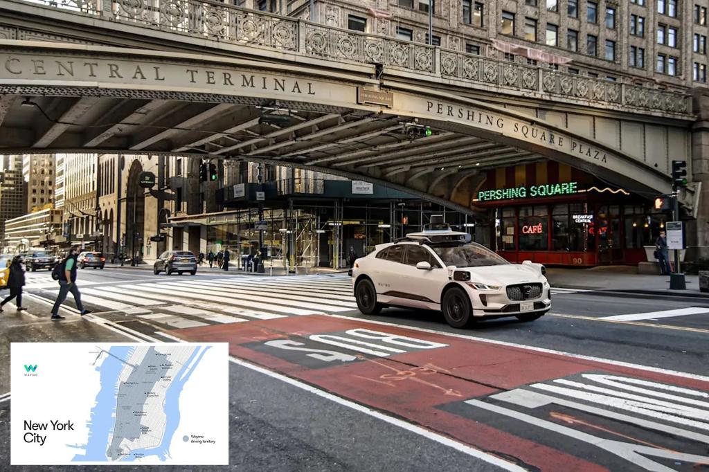 Waymo starts pilot testing of its self-driving taxi service in New York City