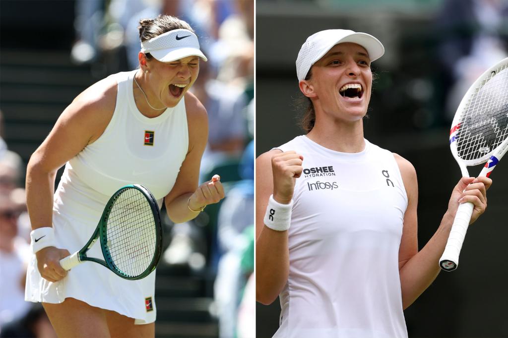 Ways to watch the Anisimova-Swiatek match in the Wimbledon Women's Finals at no cost