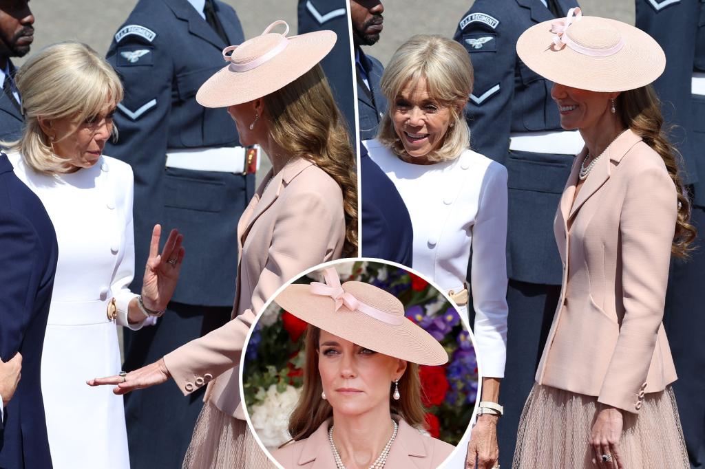 What Brigitte Macron discreetly communicated to Kate Middleton, according to a lip reader