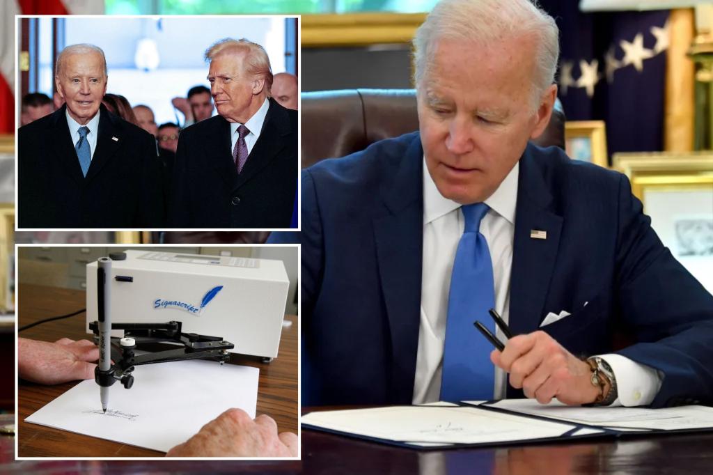 White House looking into Biden's use of autopen amid extensive inquiry into 'incompetent and senile' former president
