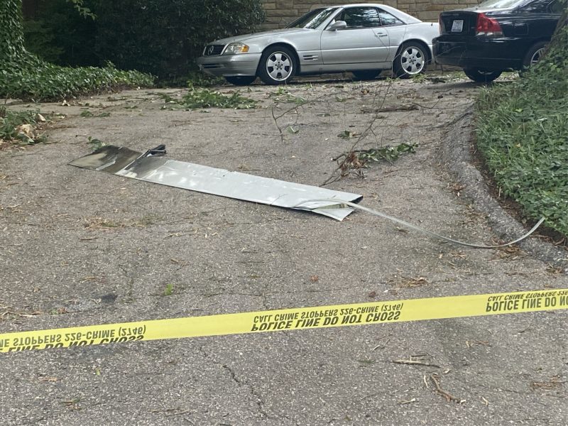 Wing part discovered in North Carolina driveway after detaching from Delta Air Lines flight