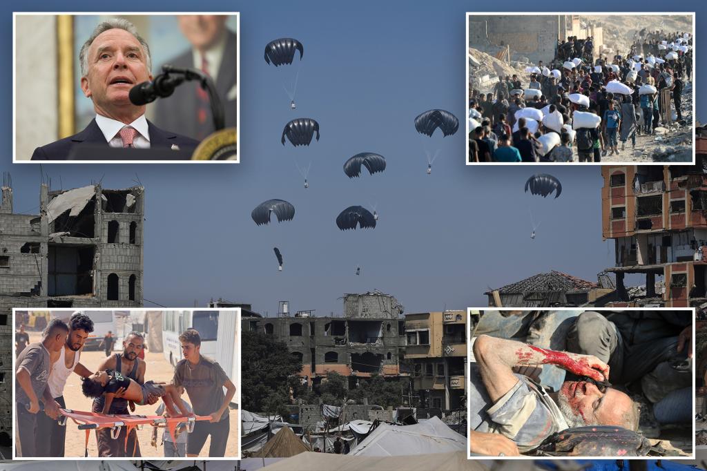 Witkoff may stop by Gaza aid locations during his trip to Israel as at least 48 are said to have died while waiting for food.