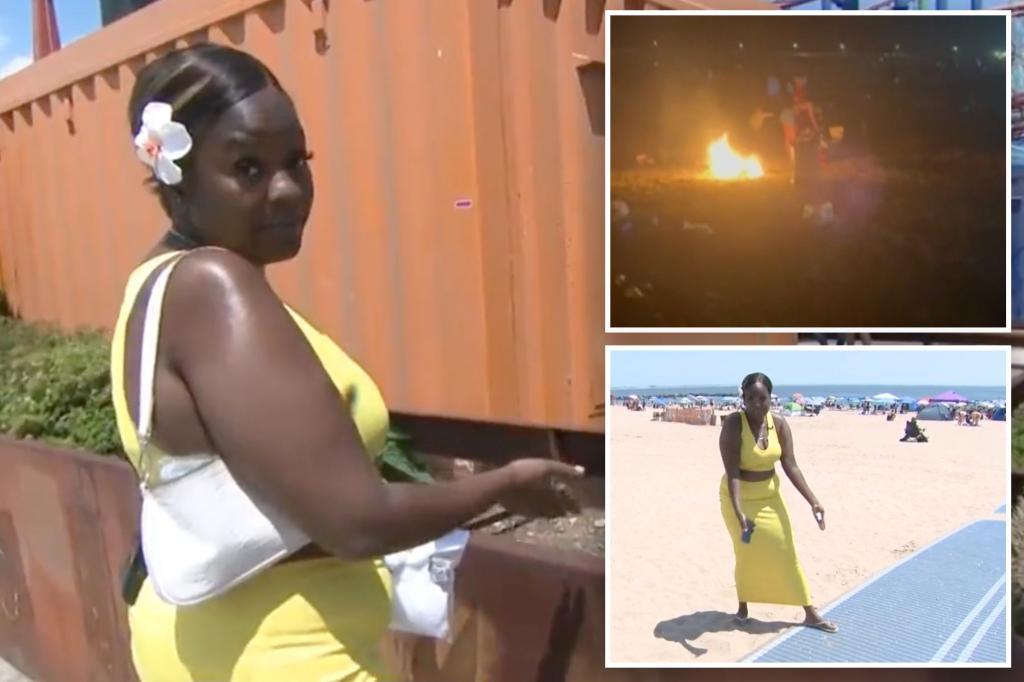 Woman claims she was raped on Coney Island while bystanders laughed and filmed.