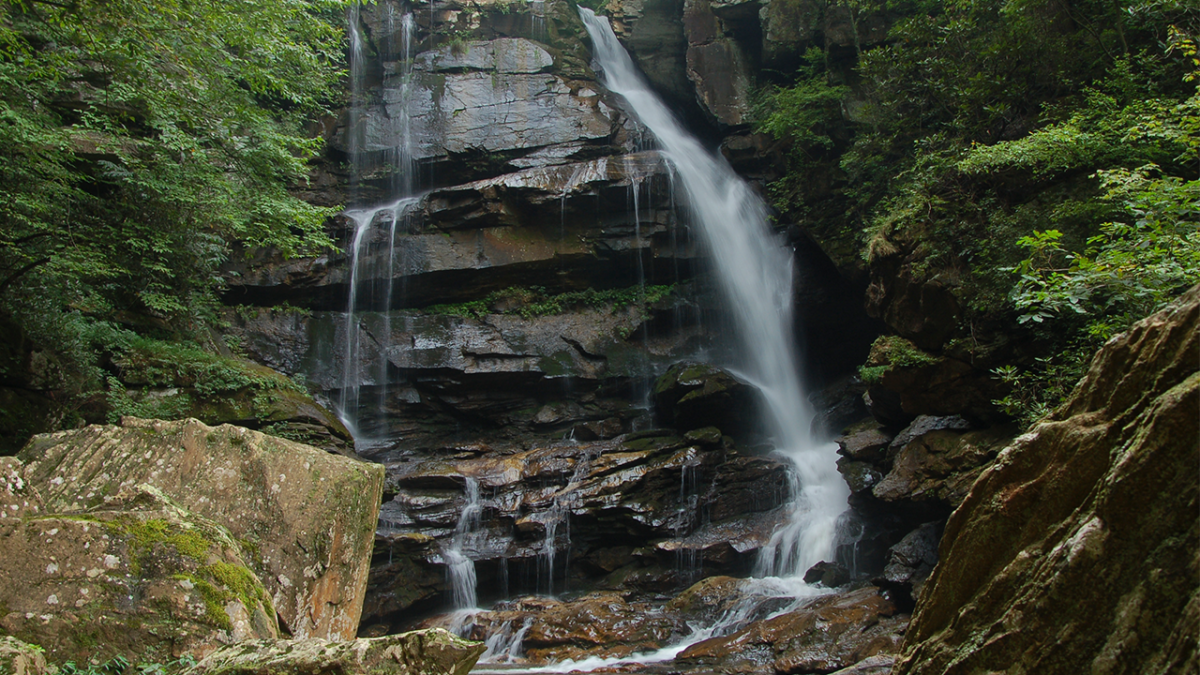 Woman dies after a fall of at least 75 feet while hiking in North Carolina.