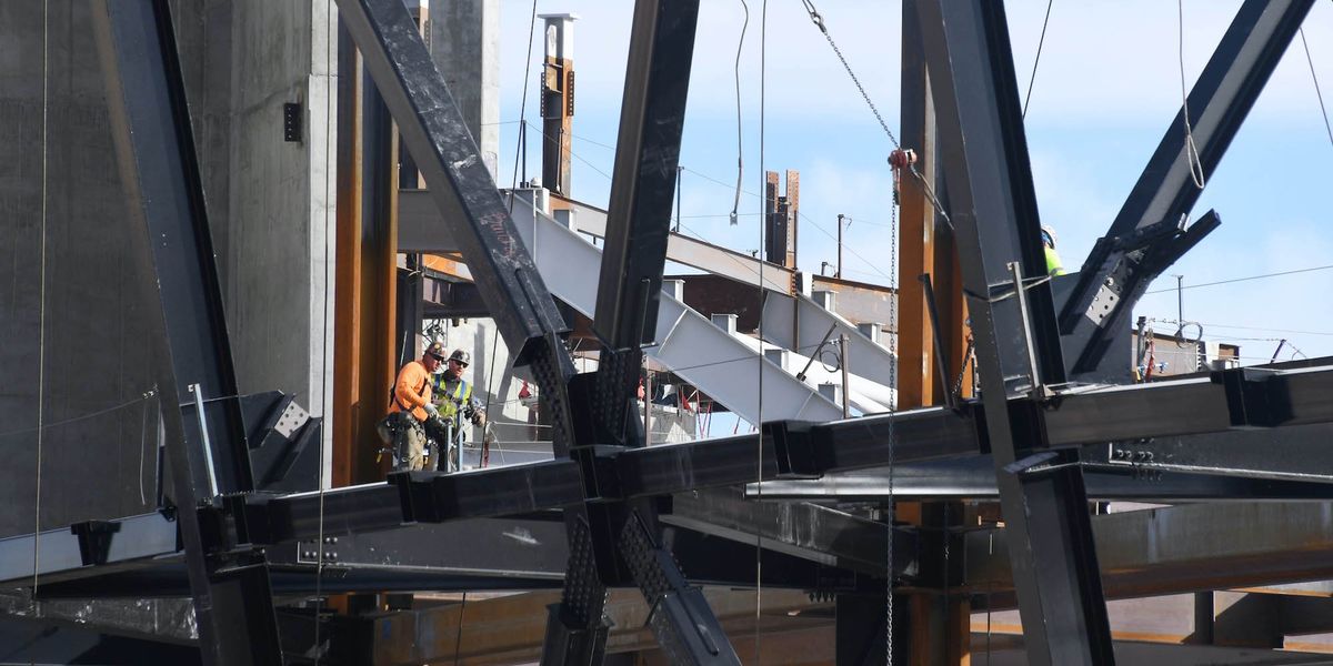 Work on new NFL stadium stops after discovery of a 'racist and hateful symbol' at the location