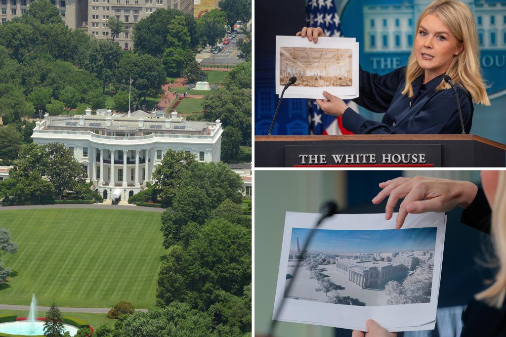 Work on the $200 million ballroom at the White House will start in September