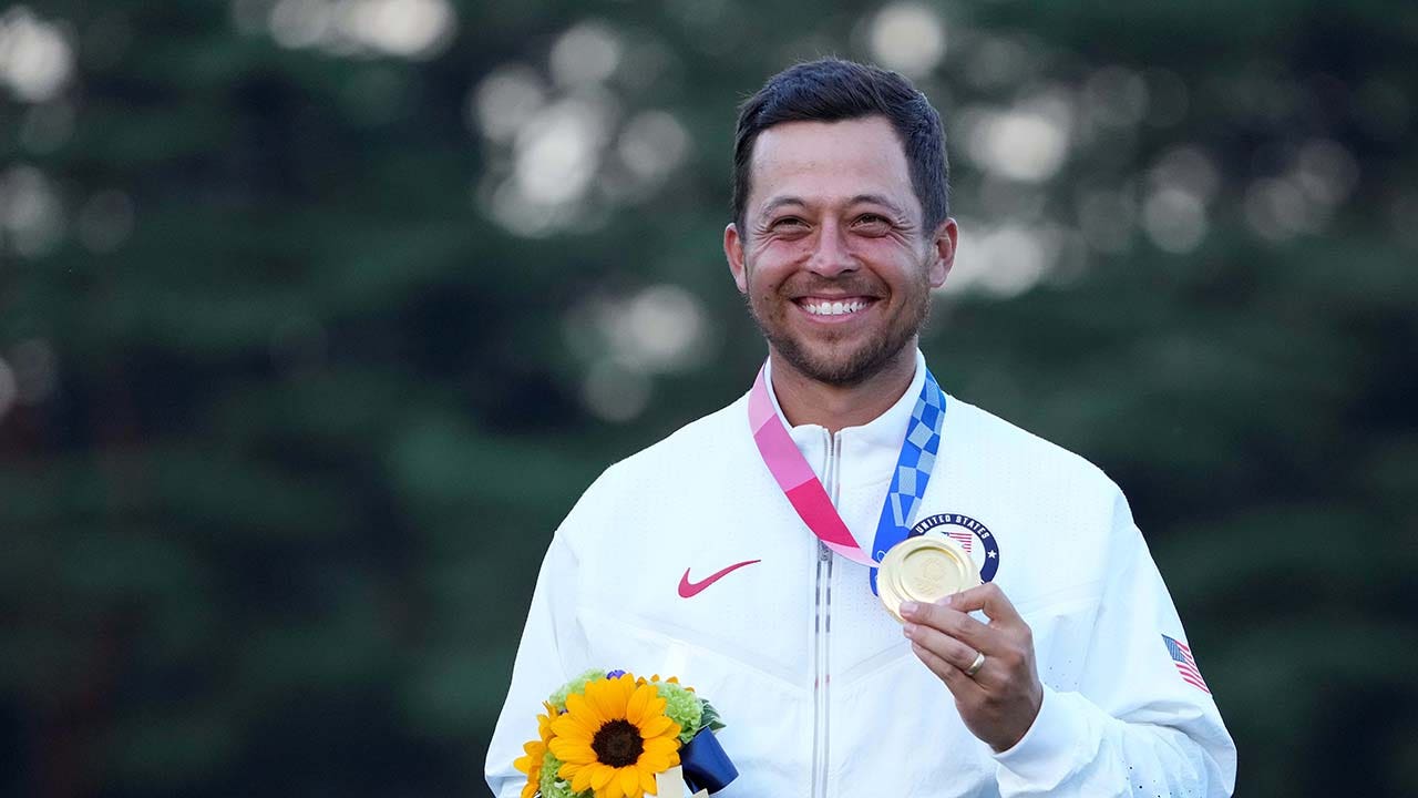 Xander Schauffele shares he doesn't keep any trophies and is uncertain about the location of his Olympic gold medal