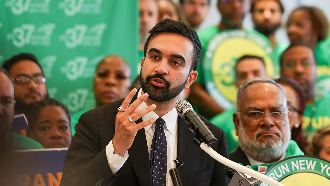 Zohran Mamdani declines to answer questions about the mass shooting tragedy in Manhattan.