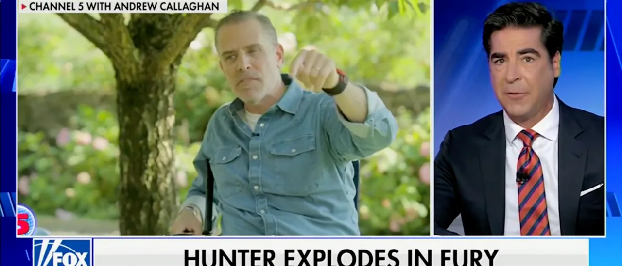 ‘Revenge Tour’: Watters Claims Hunter Biden ‘Doesn’t Care’ And Identifies Which 2028 Candidate Lacks His Confidence