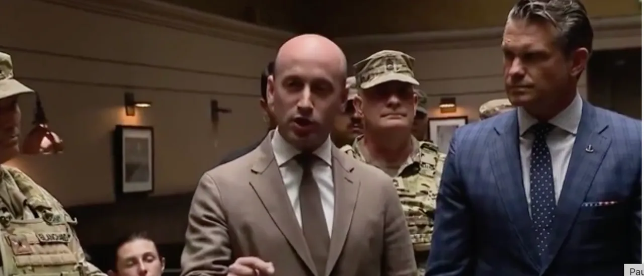 ‘Foolish White Hippies’: Stephen Miller Dismantles Older Protesters Disrupting Troops in DC