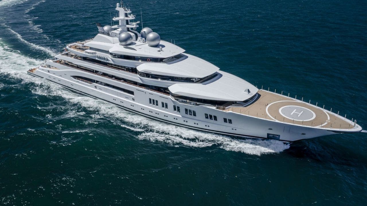 $325 million superyacht Amadea owned by a Russian oligarch going up for auction