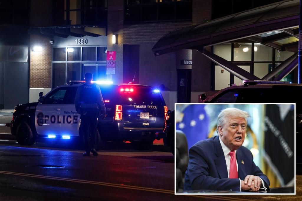 68 suspects taken into custody in one night as Trump aims to 'improve' the capital city
