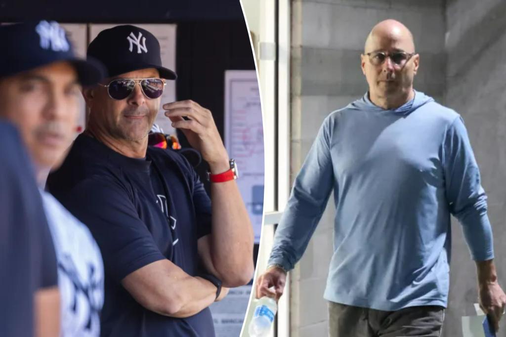 Aaron Boone is doing his best to manage the Yankees during a tough time, according to Brian Cashman.